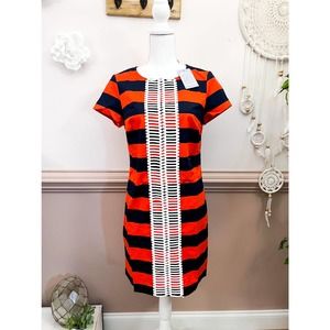 Sail to Sable Stripe Shift Dress NWT Sz Small